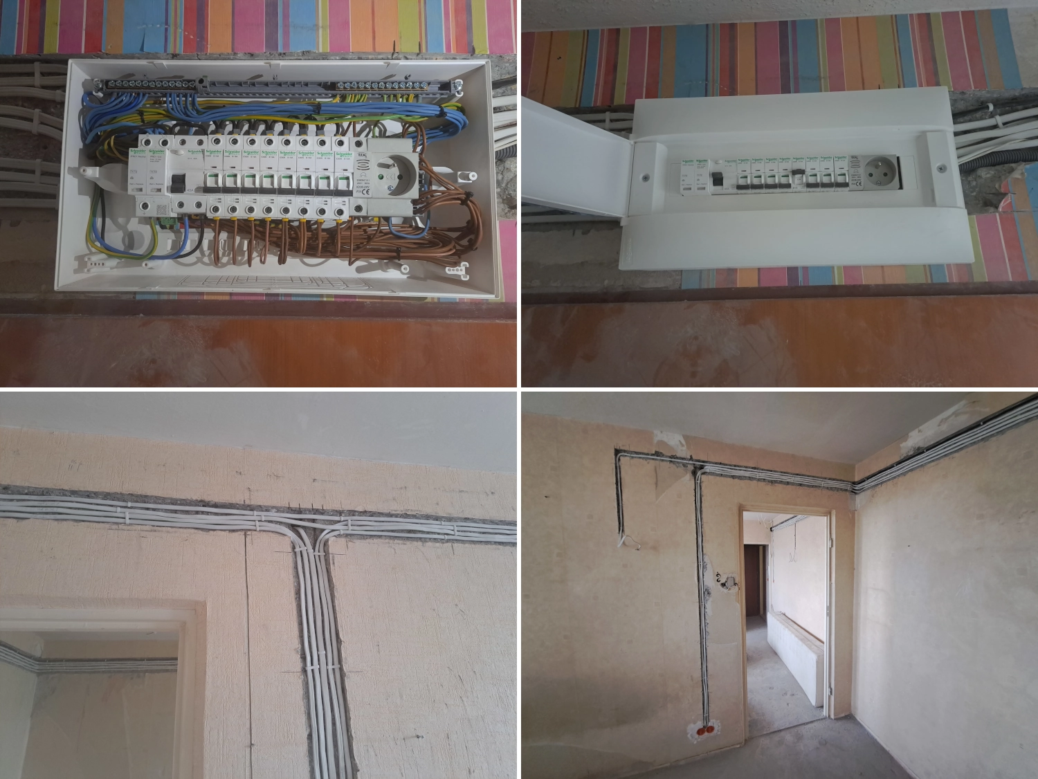 Realizacja wymiany instalacji elektrycznej w mieszkaniu w bloku Realizacja wymiany instalacji elektrycznej w mieszkaniu w bloku